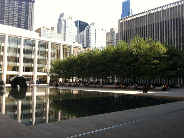 Lincoln Center trees 2012 林肯中心树木2012